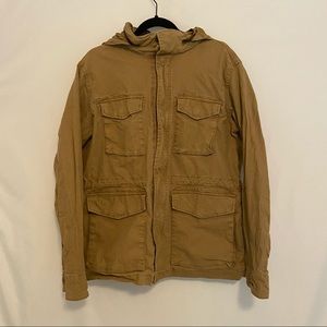 Old-Navy Khaki Hooded Jacket